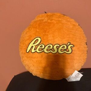 Reese's Orange Plush Pillow